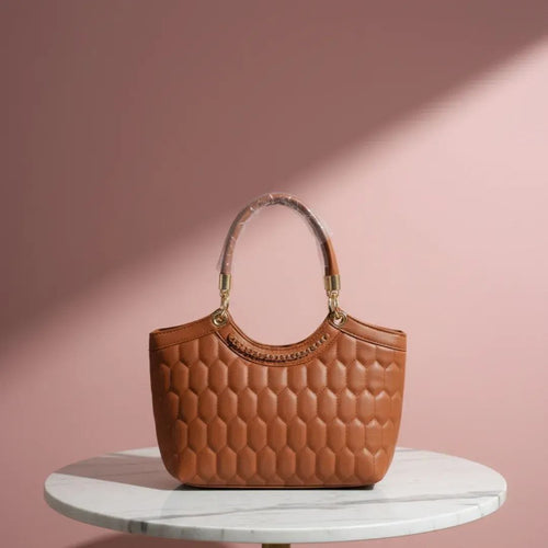 Premium women's tote bag with structured design and metallic accents - Neelo Fashion
